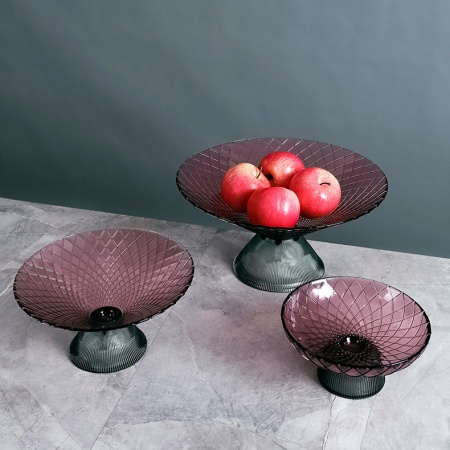 Ваза Cloyd MESO Vase / Ø35 см - фиолет. стекло (арт.50027) от интернет-магазина IDODOM.RU