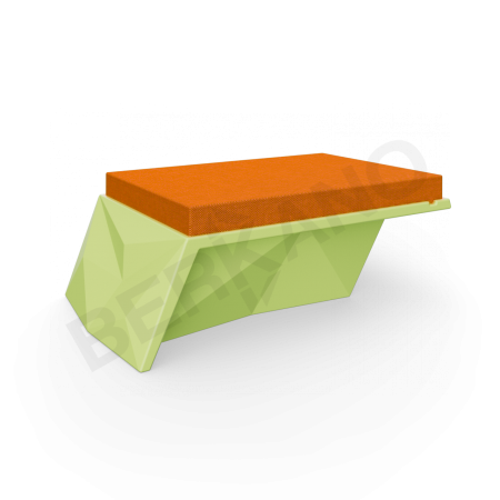 Угловой модуль Quaro с подушками Spring Green, Orange