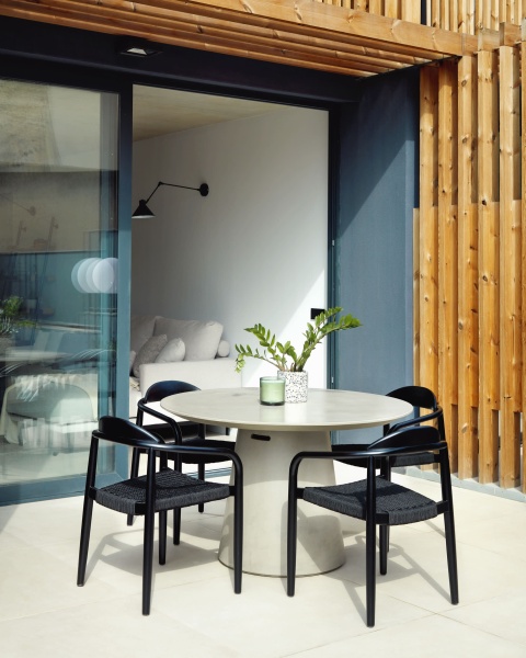 Стул Glynis черная отделка и черный шнур от интернет-магазина IDODOM.RU