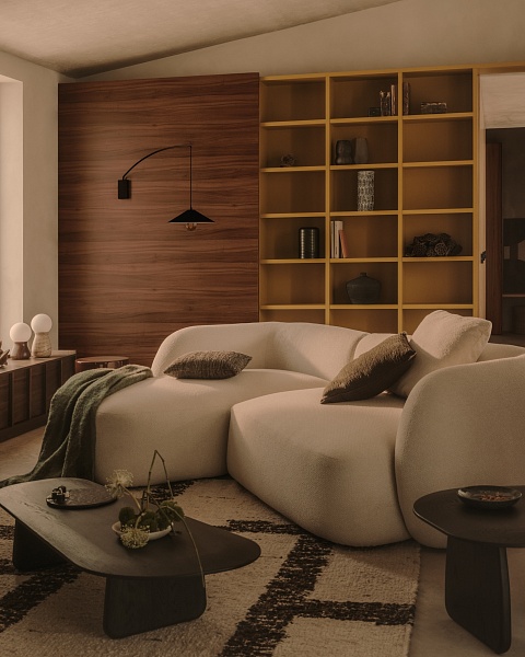 Плед Vilo из шерстяной смеси зеленый в полоску 130 x 170 от интернет-магазина IDODOM.RU