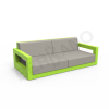 Диван Quarter lounge с подушками зеленого цвета, аксессуар светло-серого цвета