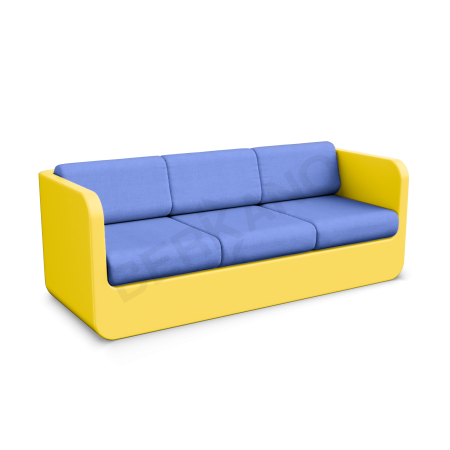 Диван Grace с подушками Yellow, Navy