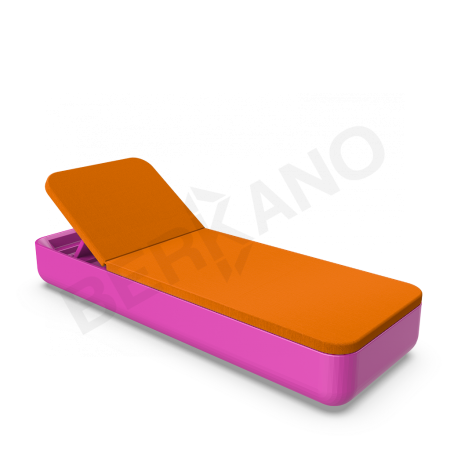 Шезлонг Grace Royal Purple, Orange