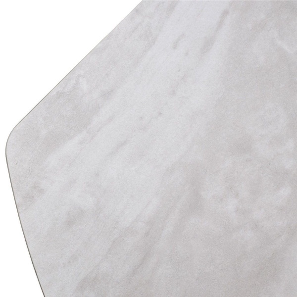 Стол обеденный Gerda (140+60) керамика матовая светлая, поворотный механизм от интернет-магазина IDODOM.RU