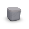 Пуф Grace графитового цвета, аксессуар серого цвета