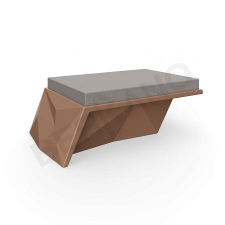 Угловой модуль Quaro с подушками Brown, Graphite