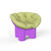 Кресло SLON Kids Deep Violet, Green