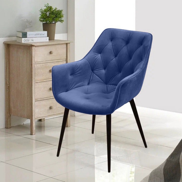 Стул Archi, бархат синий 29, опора конус от интернет-магазина IDODOM.RU