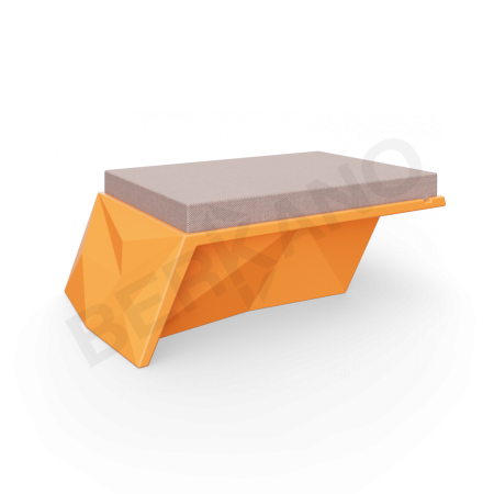 Угловой модуль Quaro с подушками Orange, Cappuccino
