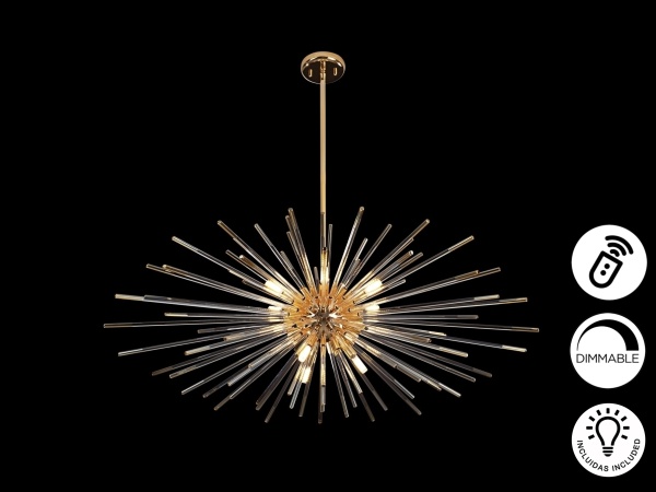 Подвесной светильник Evasion DIM 9L золото от интернет-магазина IDODOM.RU