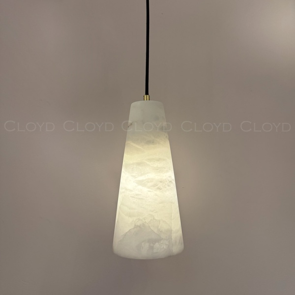 Подвесной светильник Cloyd ANNEX P1 / выс. 25 см - алебастр - латунь (арт.12352) от интернет-магазина IDODOM.RU