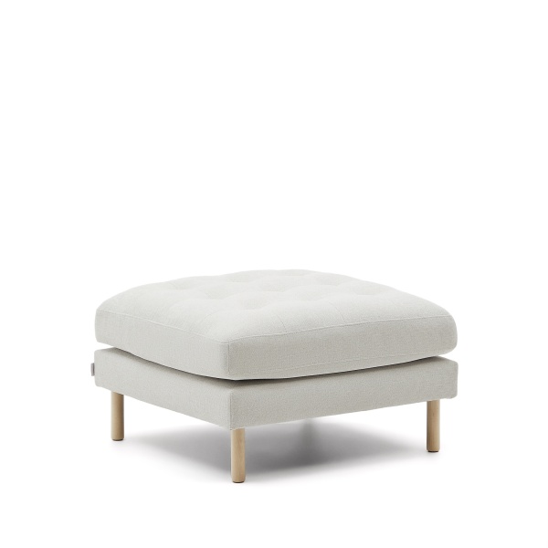 Debra Пуф из перламутровой синели с ножками натурального цвета от интернет-магазина IDODOM.RU