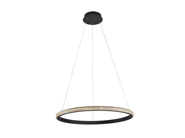 Подвесной светильник Ring 1 кольцо черный от интернет-магазина IDODOM.RU