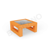 Стол Quarter lounge со стеклом Orange