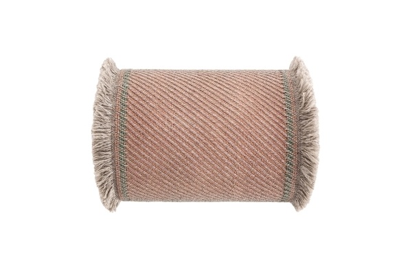 Подушка-ролл GL Diagonal almond-peach большая от интернет-магазина IDODOM.RU