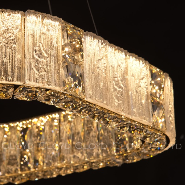 Люстра Cloyd RADIANTA C1 / шир. 52 см - золото (арт.11234) от интернет-магазина IDODOM.RU