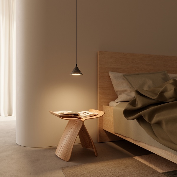 Подвесной светильник Anza черный металл/черный мрамор от интернет-магазина IDODOM.RU