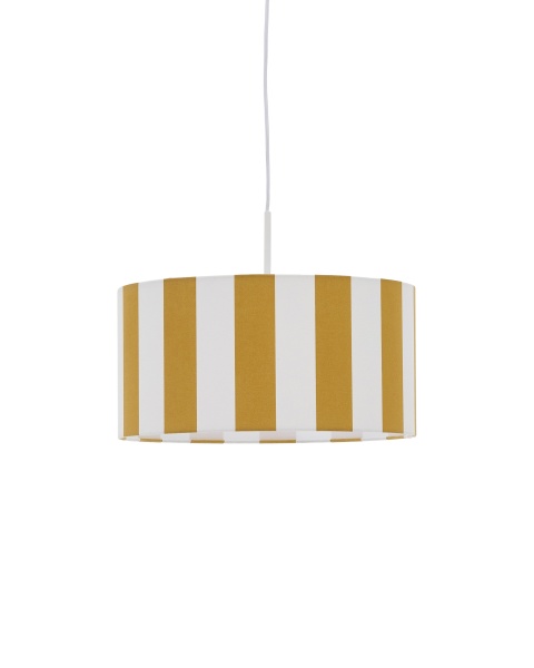 Ciral Абажур потолочного светильника с желтыми и белыми полосками Ø 40 от интернет-магазина IDODOM.RU