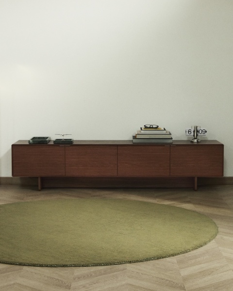 Empuries Круглый зеленый ковер Ø200 см от интернет-магазина IDODOM.RU