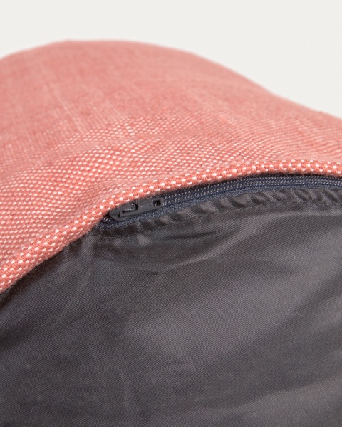 Isaura Круглый пуф из 100% ПЭТ терракотового цвета Ø 40 см от интернет-магазина IDODOM.RU