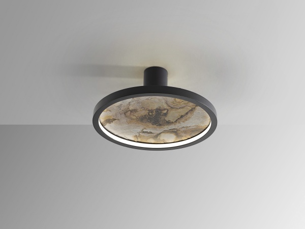 Настенный/потолочный светильник Stone CCT- черный LED D30 от интернет-магазина IDODOM.RU