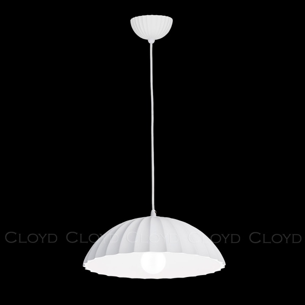 Подвесной светильник Cloyd ATTICA P1 / Ø35 см - белый (арт.12349) от интернет-магазина IDODOM.RU