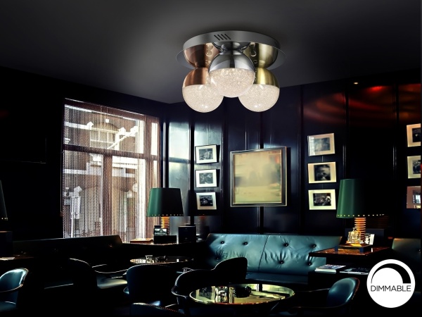 Потолочный светильник Sphere 3L Ø30 разноцветный DIM от интернет-магазина IDODOM.RU