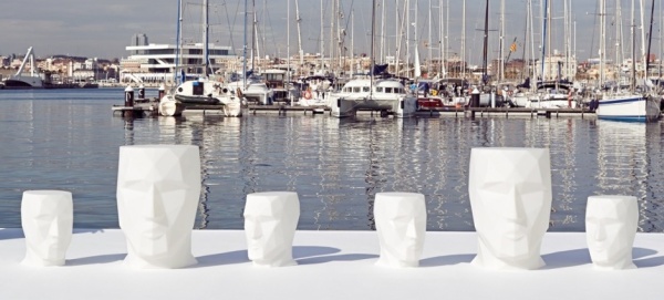 Кашпо Adan матовое белое 41x30x42 от интернет-магазина IDODOM.RU