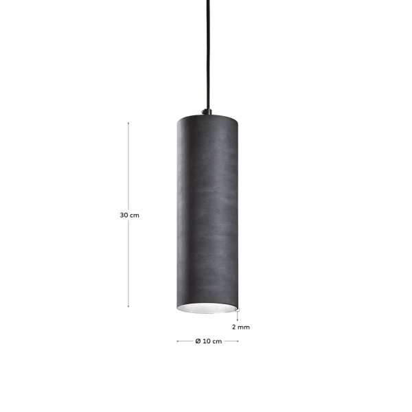 Подвесной светильник Maude серый от интернет-магазина IDODOM.RU