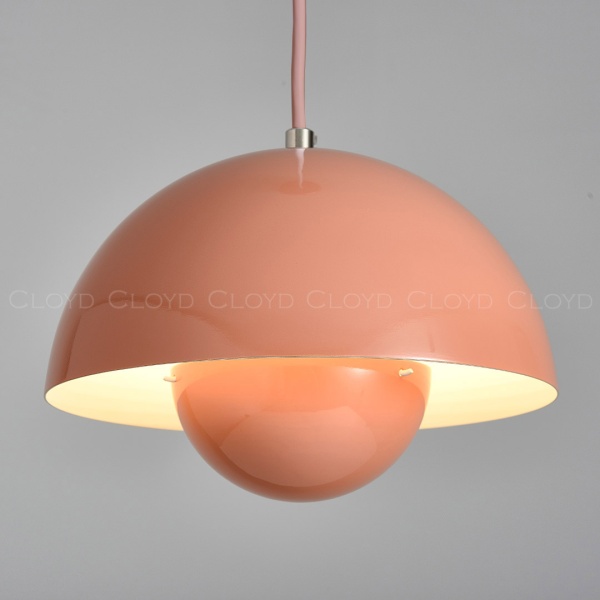 Подвесной светильник Cloyd ERMA-B P1 / Ø23 см - коралловый (арт.11395) от интернет-магазина IDODOM.RU