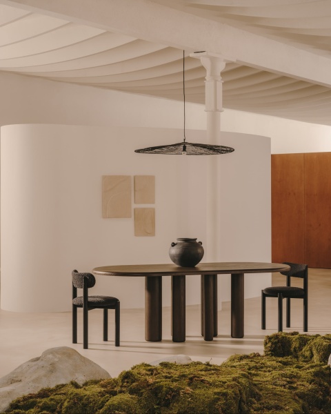 Makai Металлический подвесной светильник с черной отделкой Ø 100 см от интернет-магазина IDODOM.RU