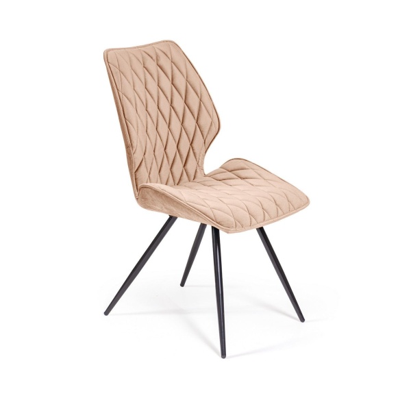 Стул Flash ромб, бархат бежевый 05 от интернет-магазина IDODOM.RU