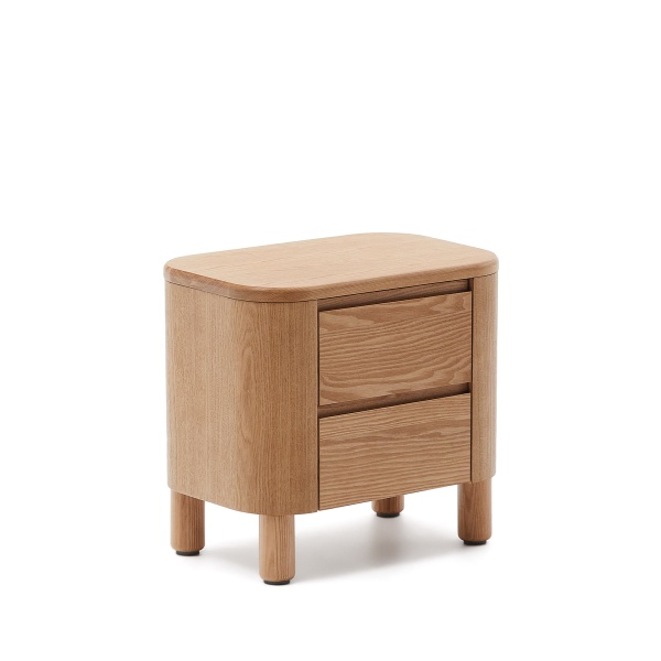 Прикроватная тумбочка Salaya из ясеневой фанеры 55 см x 50 см от интернет-магазина IDODOM.RU