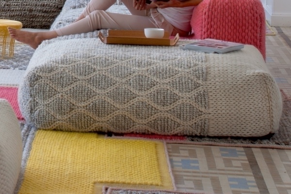 Пуф Mangas Space Rhombus Ivory от интернет-магазина IDODOM.RU