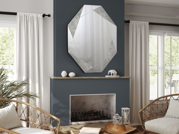 Зеркало Laverna серебряное от интернет-магазина IDODOM.RU