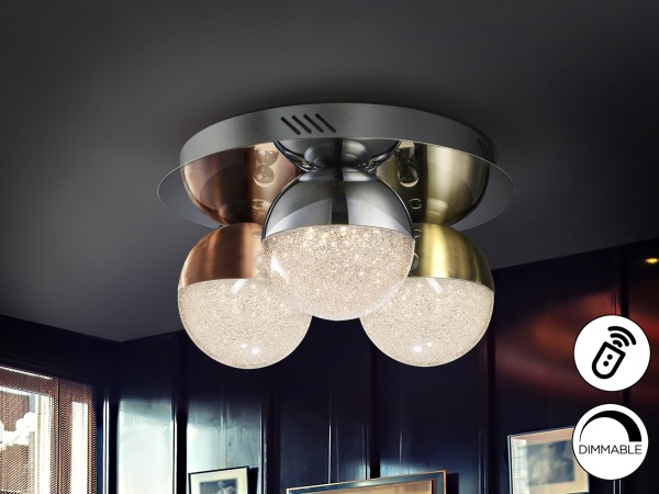 Потолочный светильник Sphere 3L Ø30 разноцветный DIMABLE от интернет-магазина IDODOM.RU