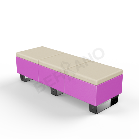Скамейка Brick 180 Royal Purple, Bone Brown