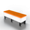 Скамейка Brick 180 Snow White Light, Orange