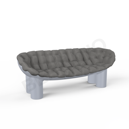 Диван SLON Concrete Gray, Graphite