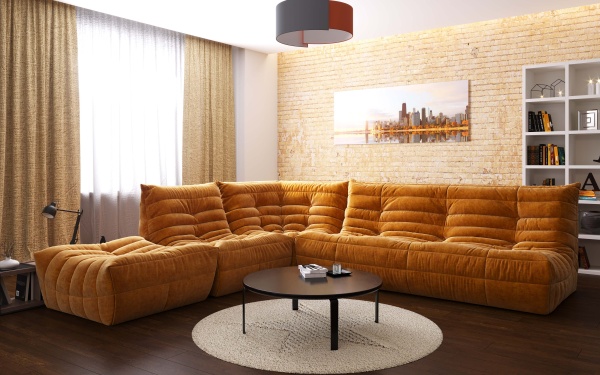 Кресло ДеФранс™️ 1-местное - Эконом микровелюр