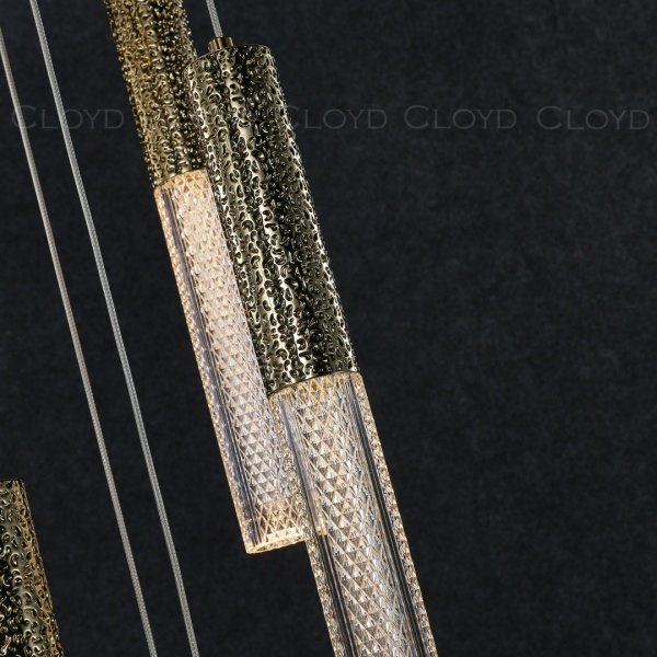 Подвесной светильник Cloyd FAGOTT P3 / выс. 150 см - золото (арт.10414) от интернет-магазина IDODOM.RU