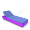 Шезлонг Grace Deep Violet, Navy