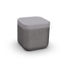 Пуф Grace цвета серый гранит, аксессуар серого цвета