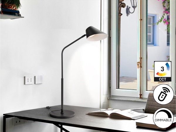 Esino Настольная лампа1L черная от интернет-магазина IDODOM.RU