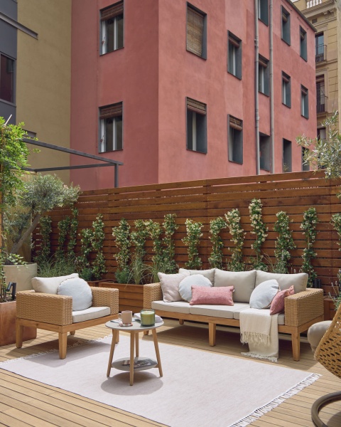 Кресло Giana из массива акации и ротанга от интернет-магазина IDODOM.RU