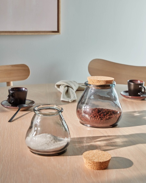 Маленькая банка Rohan синее стекло от интернет-магазина IDODOM.RU