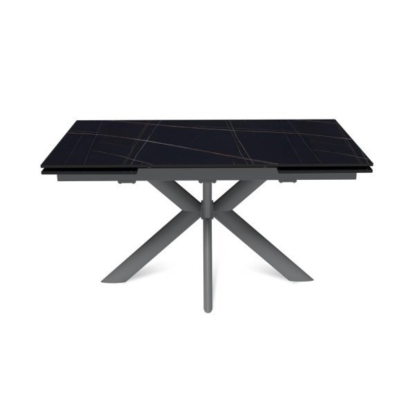 Стол раскладной Strong (140+40+40), керамика матовая Black Gold от интернет-магазина IDODOM.RU