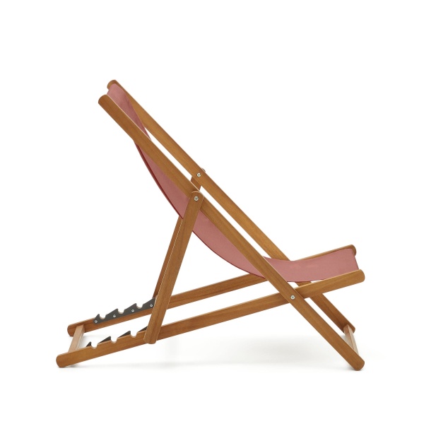 Шезлонг Adredna из массива акации терракотовый от интернет-магазина IDODOM.RU