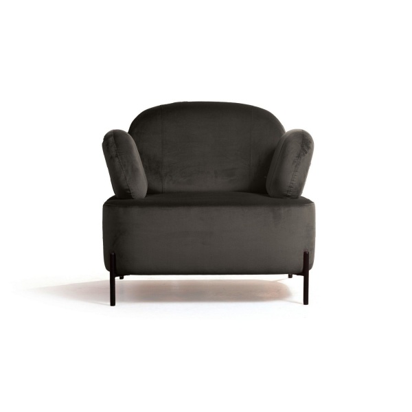 Кресло Dandy, бархат matte 80 серый от интернет-магазина IDODOM.RU