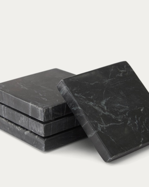 Набор из 4-х подставок Johana мрамор от интернет-магазина IDODOM.RU